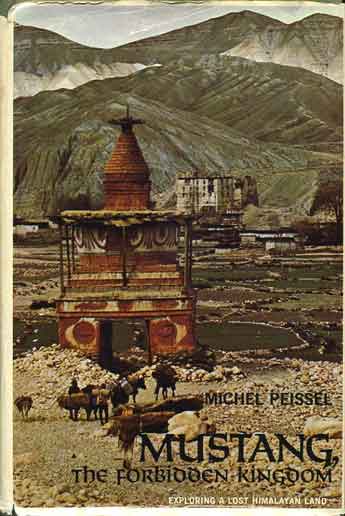 
Tsarang entrance chorten with old dzong beyond in 1964 - Mustang: A Lost Tibetan Kingdom book cover
